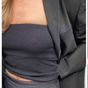 Djerf Avenue black tube top - S